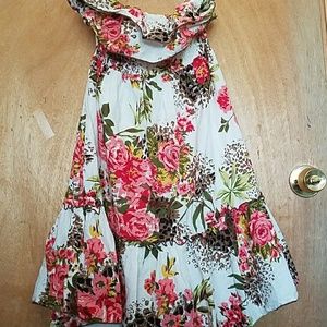 A summer dress with flowers